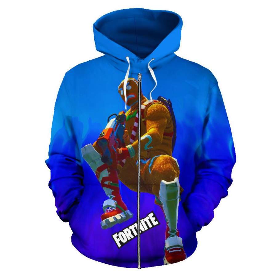 Fortnite Merry Marauder Hoodie Zip up