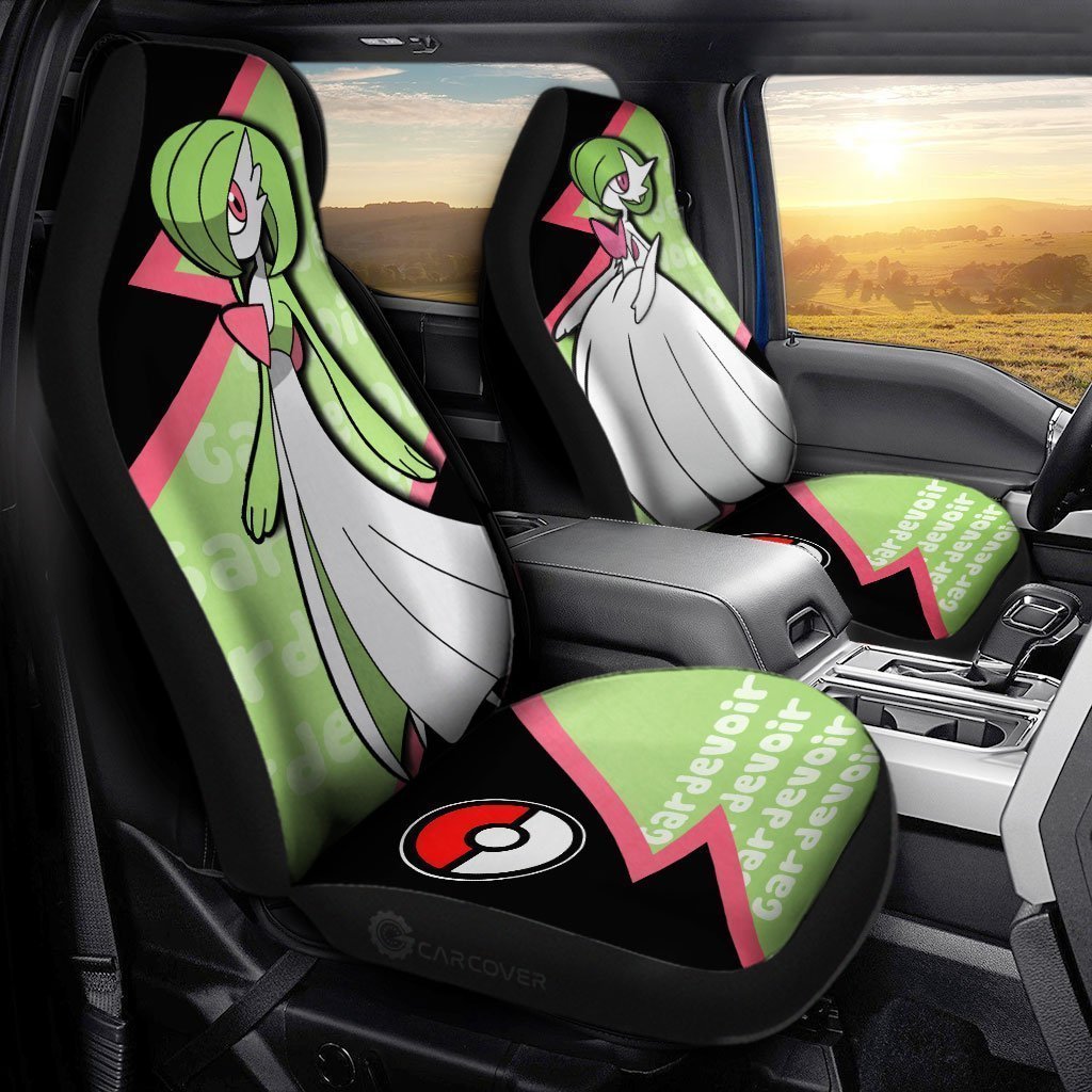 Gardevoir Car Seat Covers Custom Anime Pokemon Car Accessories