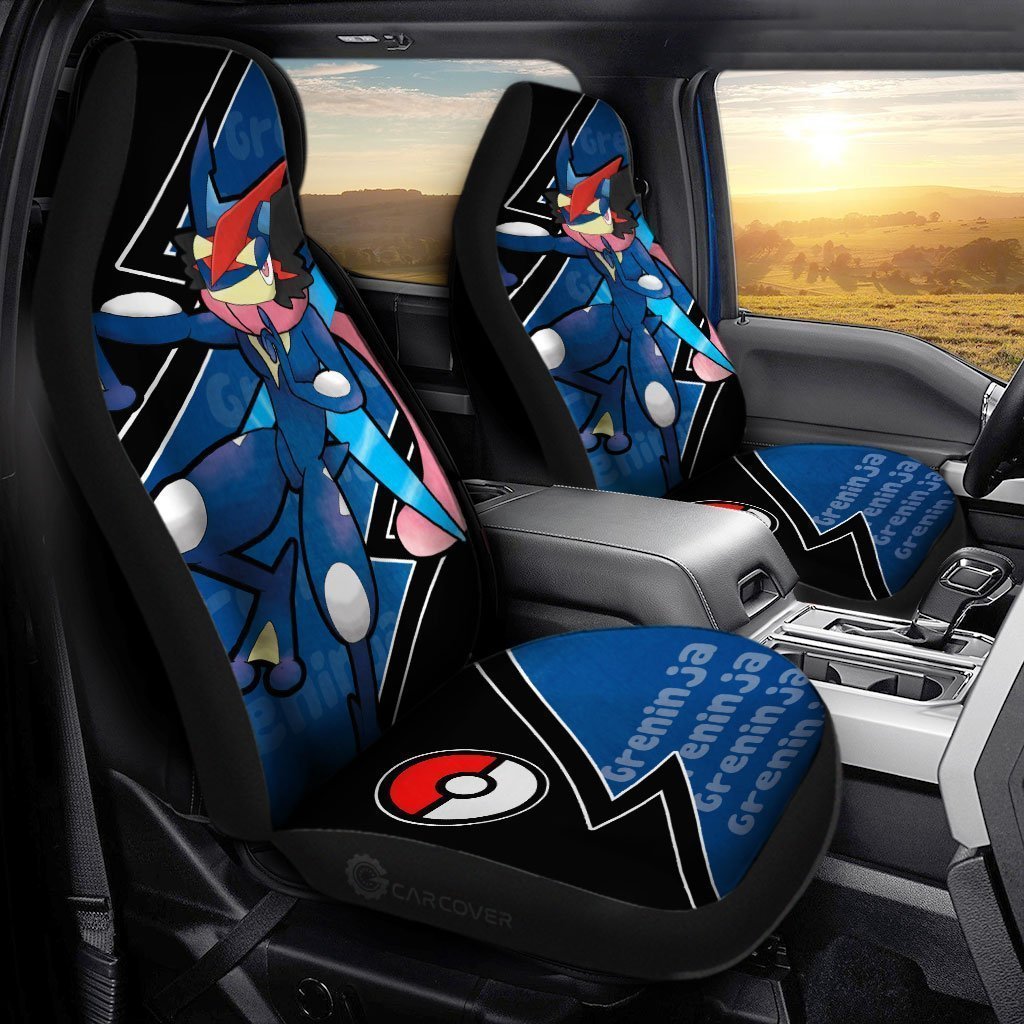 Greninja Car Seat Covers Custom Anime Pokemon Car Accessories