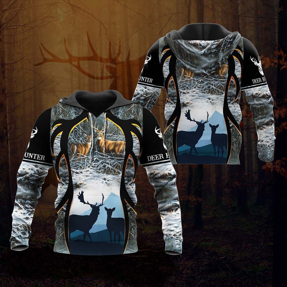 3D All Over Printed Deer Hunting HND Shirts Ver 1