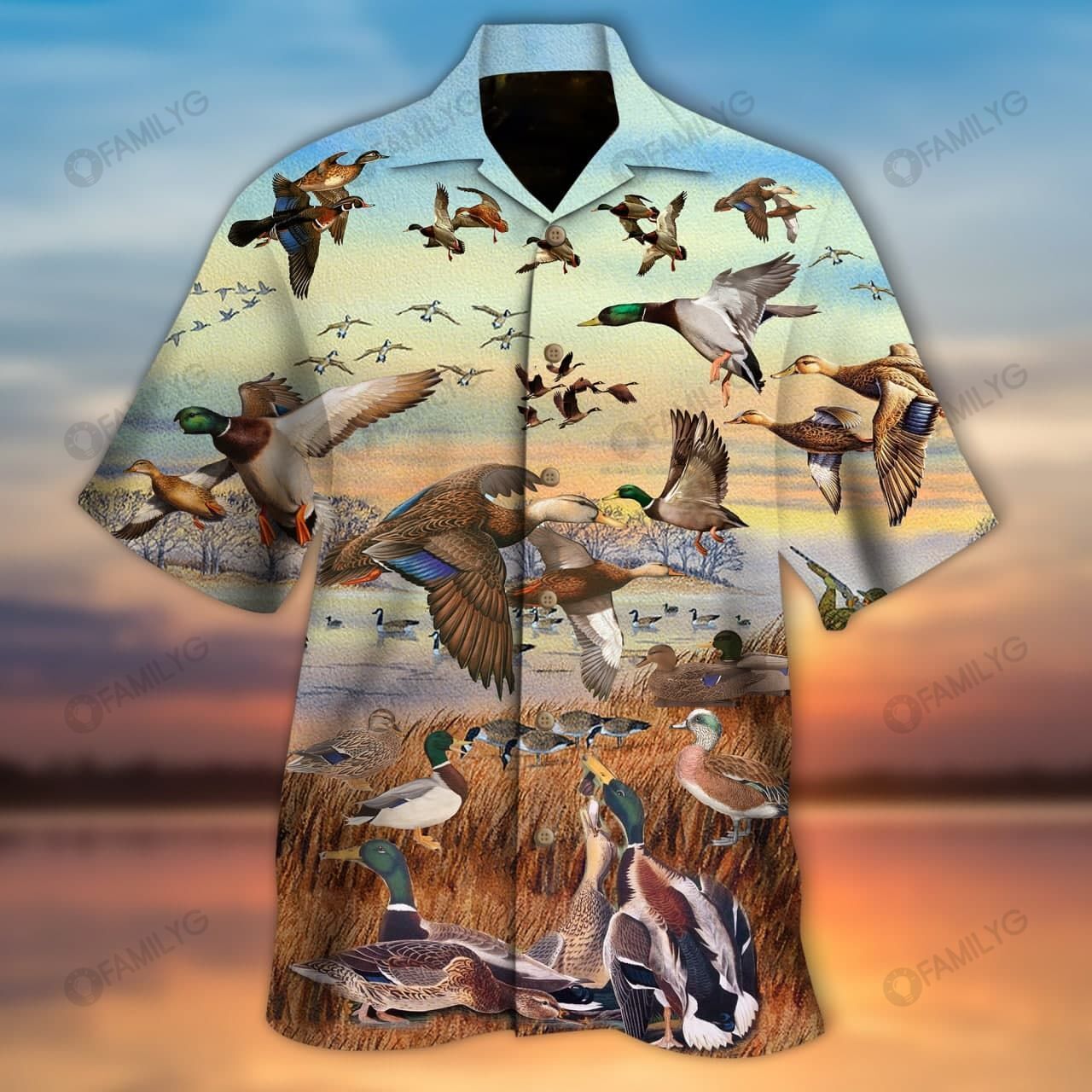 Duck Hunting Shirts – Make A Duck Bling Hunting Gear Before Action – Hunting Hawaiian Shirt