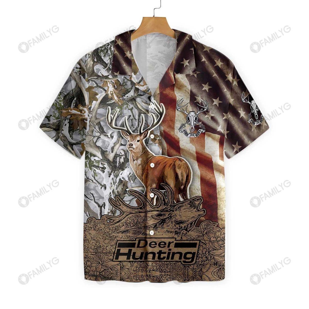 Deer Hunting Shirts – Deer Season American – Hunting Hawaiian Shirt