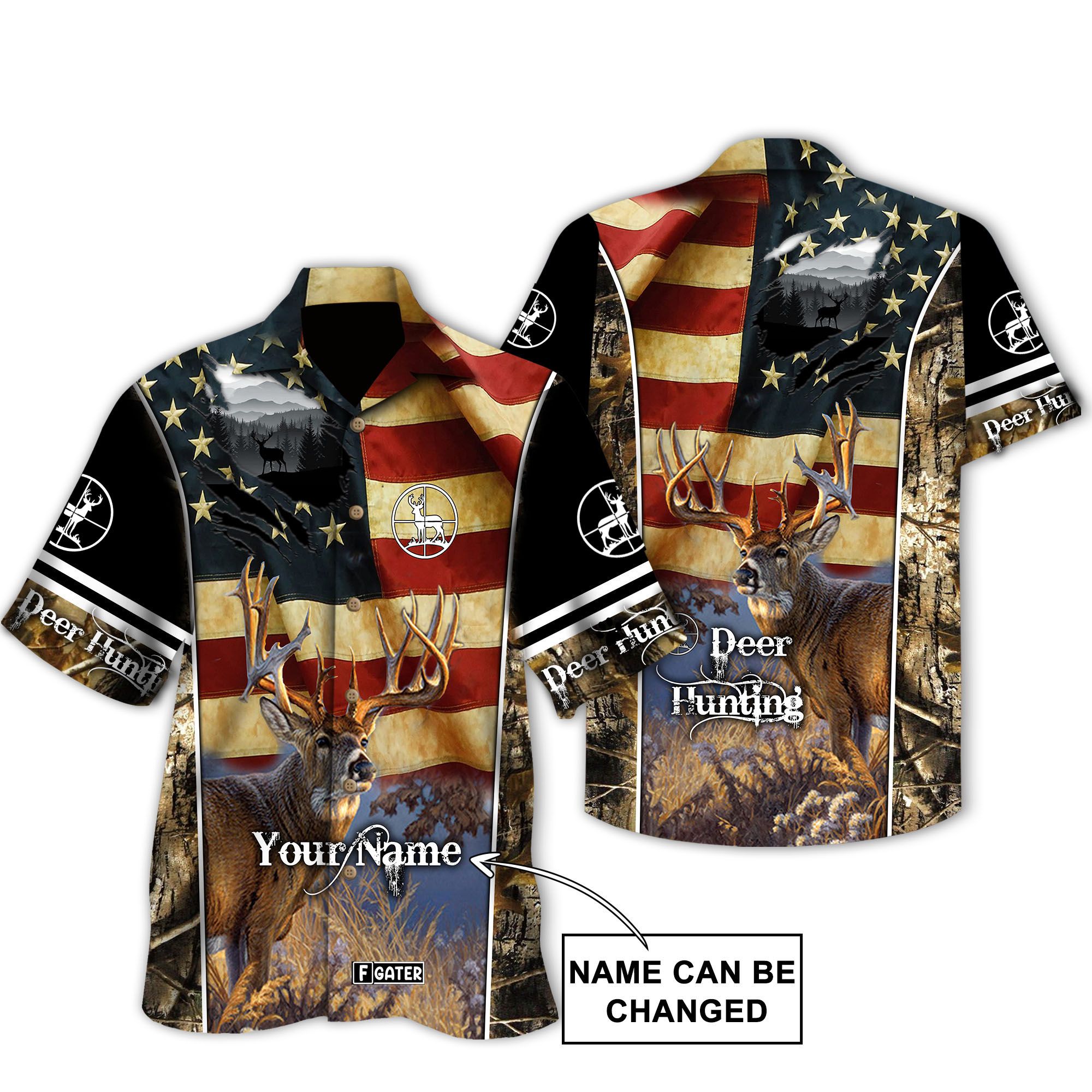 Deer Hunting Shirt – America Deer Hunters Custom Hawaiian Shirt Re