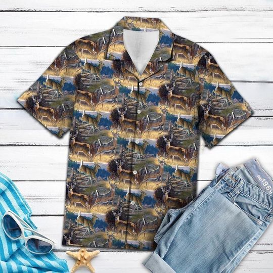 Hawaii Shirt ?C Deer Hunting T0807