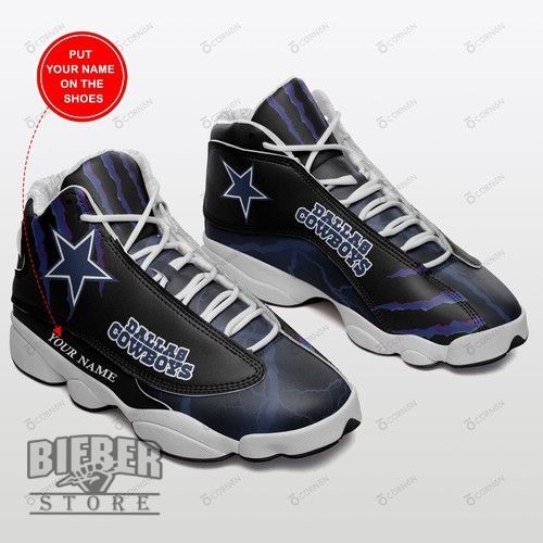 Dallas Cowboys Personalized Air JD13 Sneakers 185