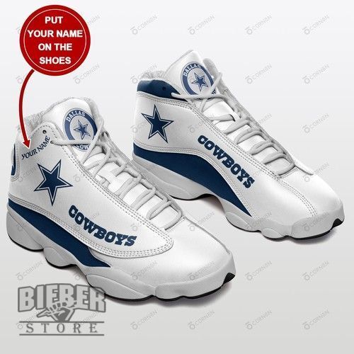 Dallas Cowboys Personalized Air JD13 Sneakers 024