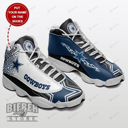 Dallas Cowboys Personalized Air JD13 Sneakers 260