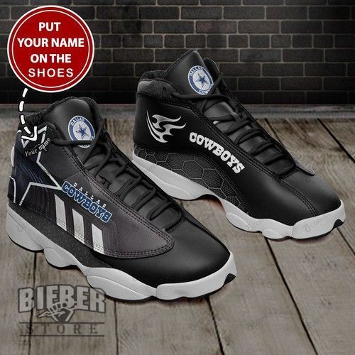 Dallas Cowboys Personalized Air JD13 Sneakers 418