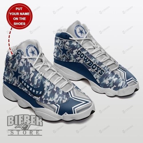 Dallas Cowboys Personalized Air JD13 Sneakers 240