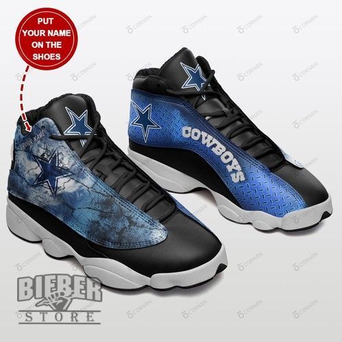 Dallas Cowboys Personalized Air JD13 Sneakers 341