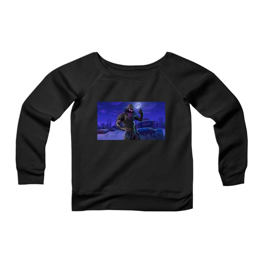 Fortnite Battle Royale Video Game Womans Wide Neck Sweatshirt Sweater