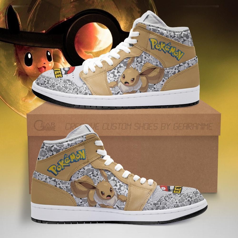 Eevee Sneakers Pokemon Sneakers Fan PT04