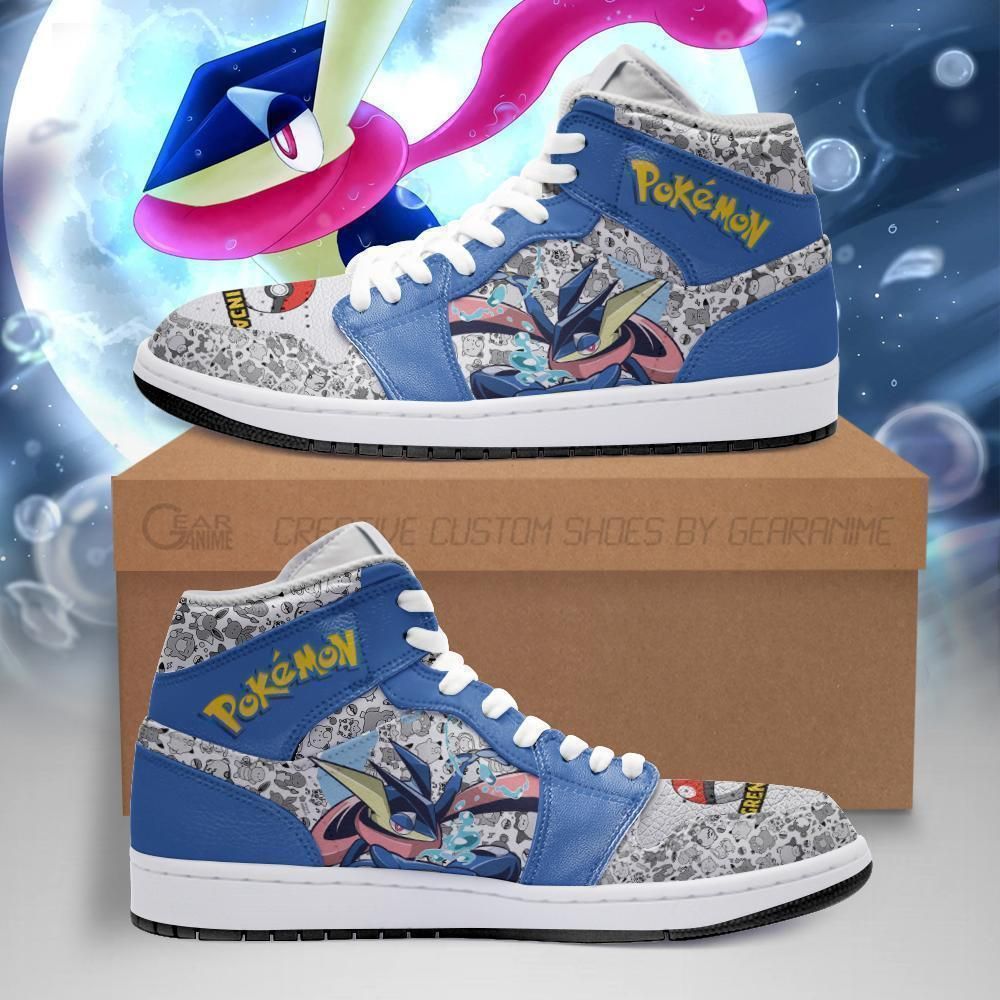 Greninja Sneakers Cute Pokemon Sneakers Fan PT04