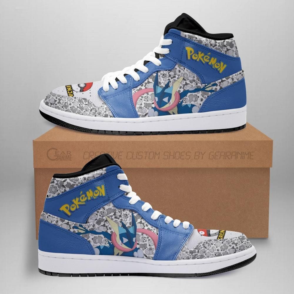 Greninja Sneakers Pokemon Sneakers Game Fan Gift Idea PT06