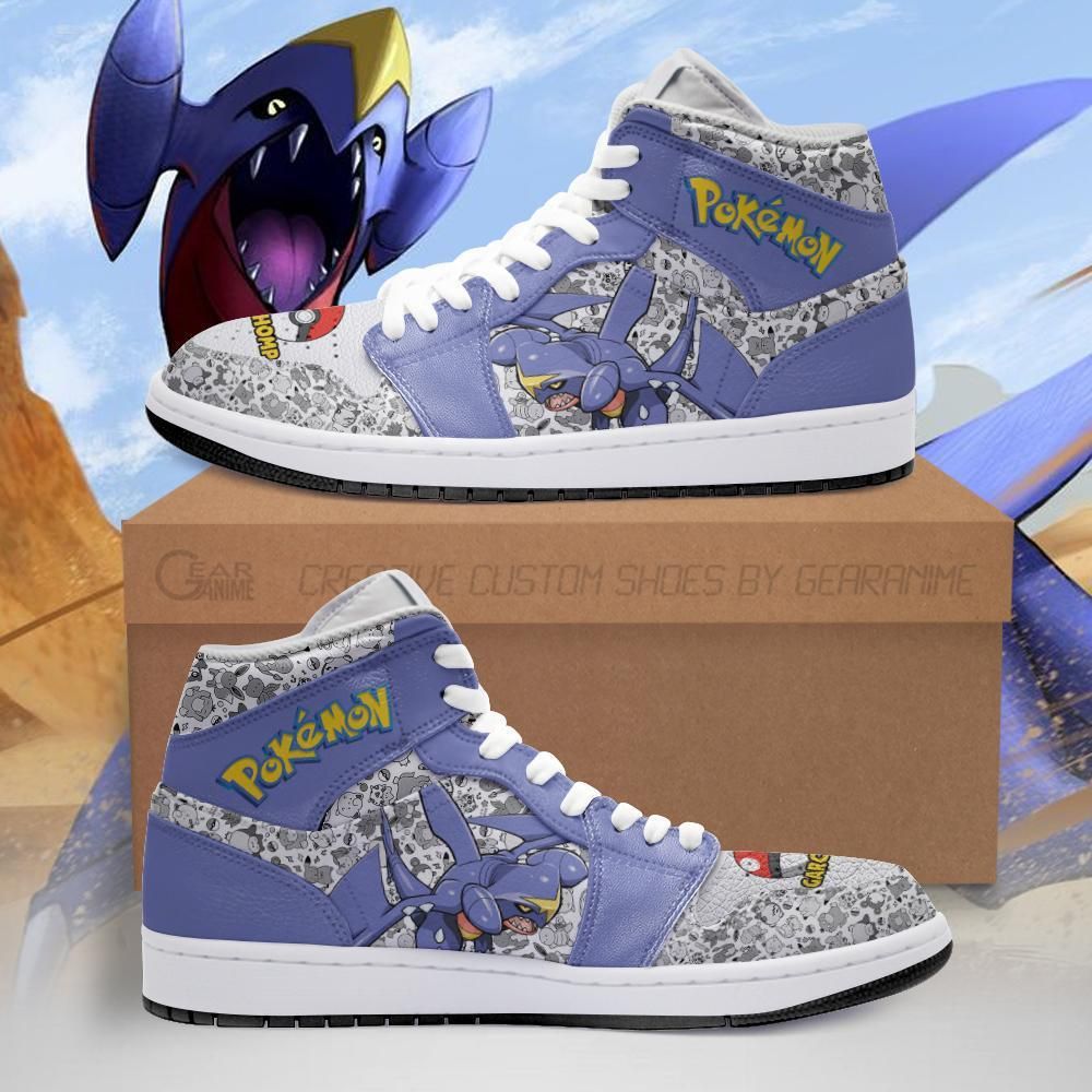 Garchomp Sneakers Cute Pokemon Sneakers Fan PT04