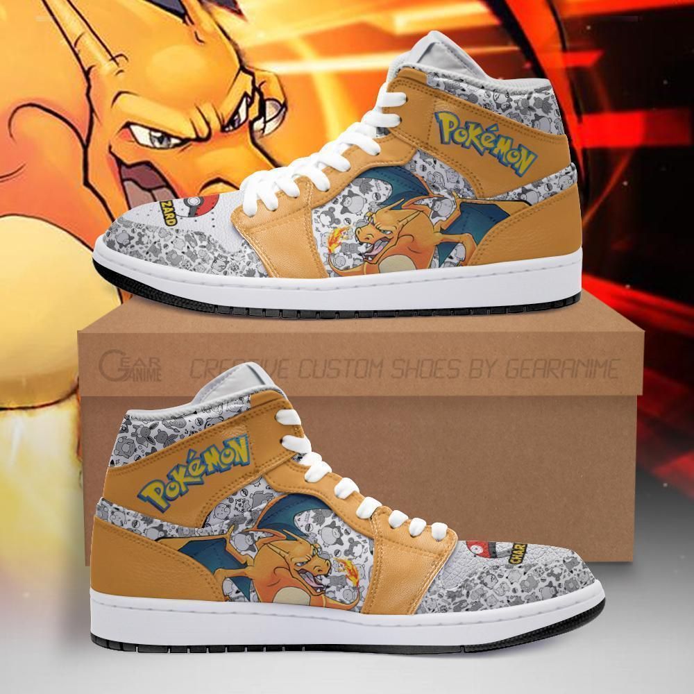 Charizard Sneakers Cute Pokemon Sneakers Fan PT04