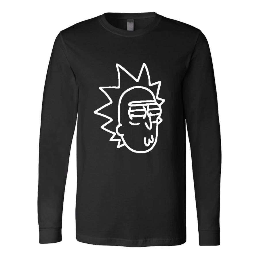 Rick Sanchez Rick And Morty Justin Roiland Mr Poopy Butthole Drunk Drool Pocket Long Sleeve T-Shirt