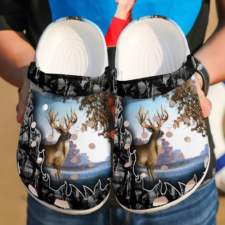 Hunting Impressive Deer Sku 1492 Crocs Clog Shoes