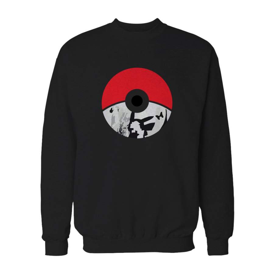 Pokeball Pikachu Pokemon Go Retro Sweatshirt