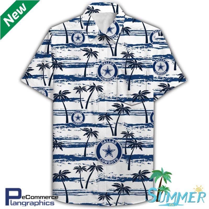 Dallas Cowboys All Over Print Hawaiian Aloha Shirt Hawaiian Shorts Beach Short Shirt