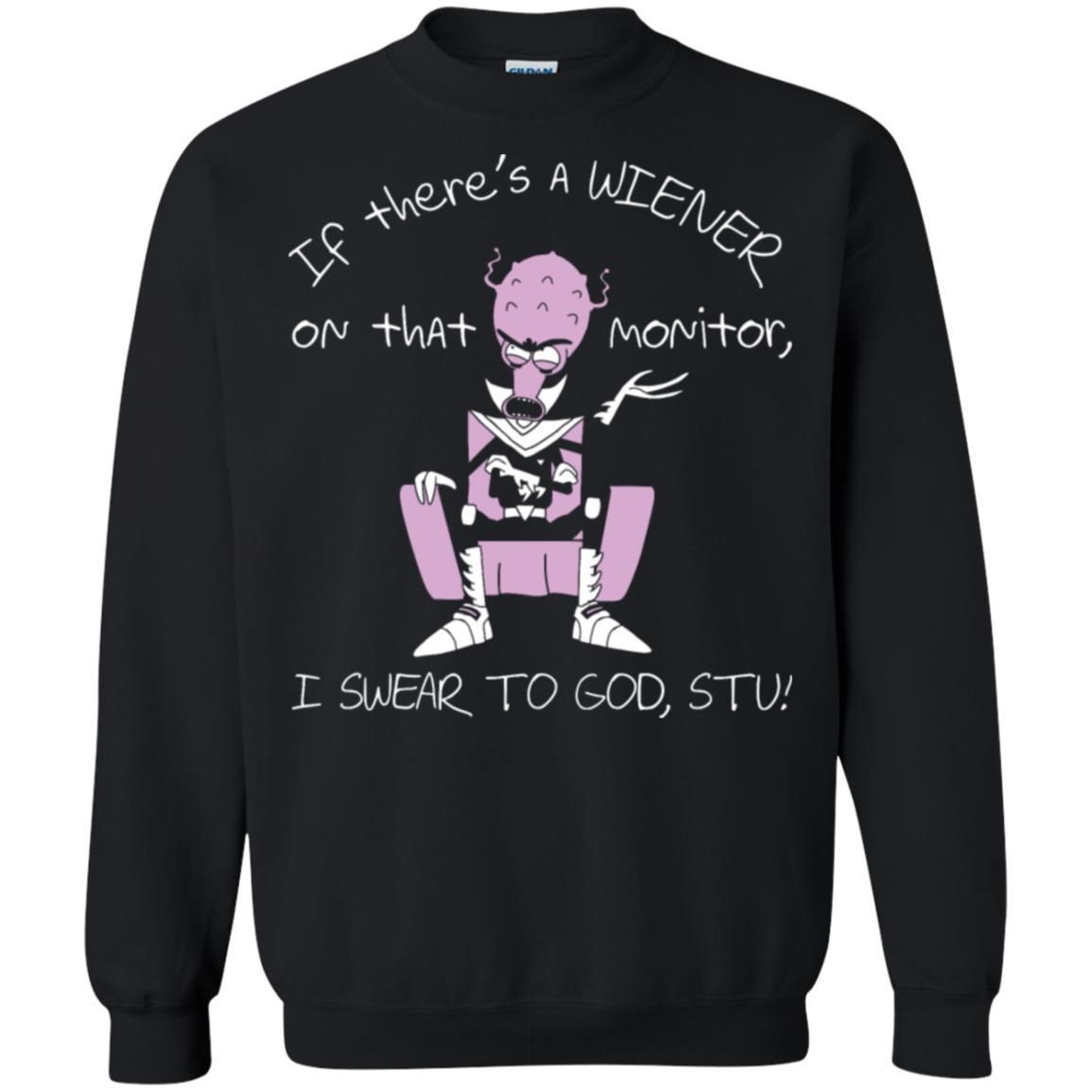 Rick And Morty If Theres A Wiener Unisex Crewneck Pullover Sweatshirt