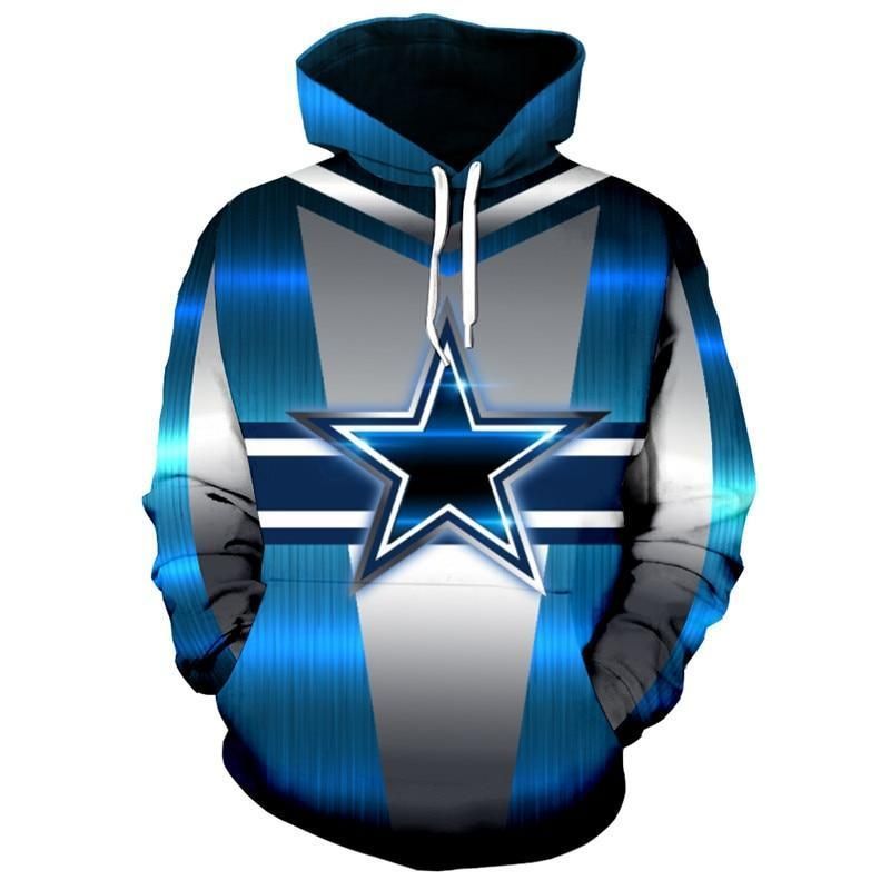 Dallas Cowboys Hoodie 3D Zipper Hoodies 3D 3D Zipper Hoodie 3D Zipper Hoodie