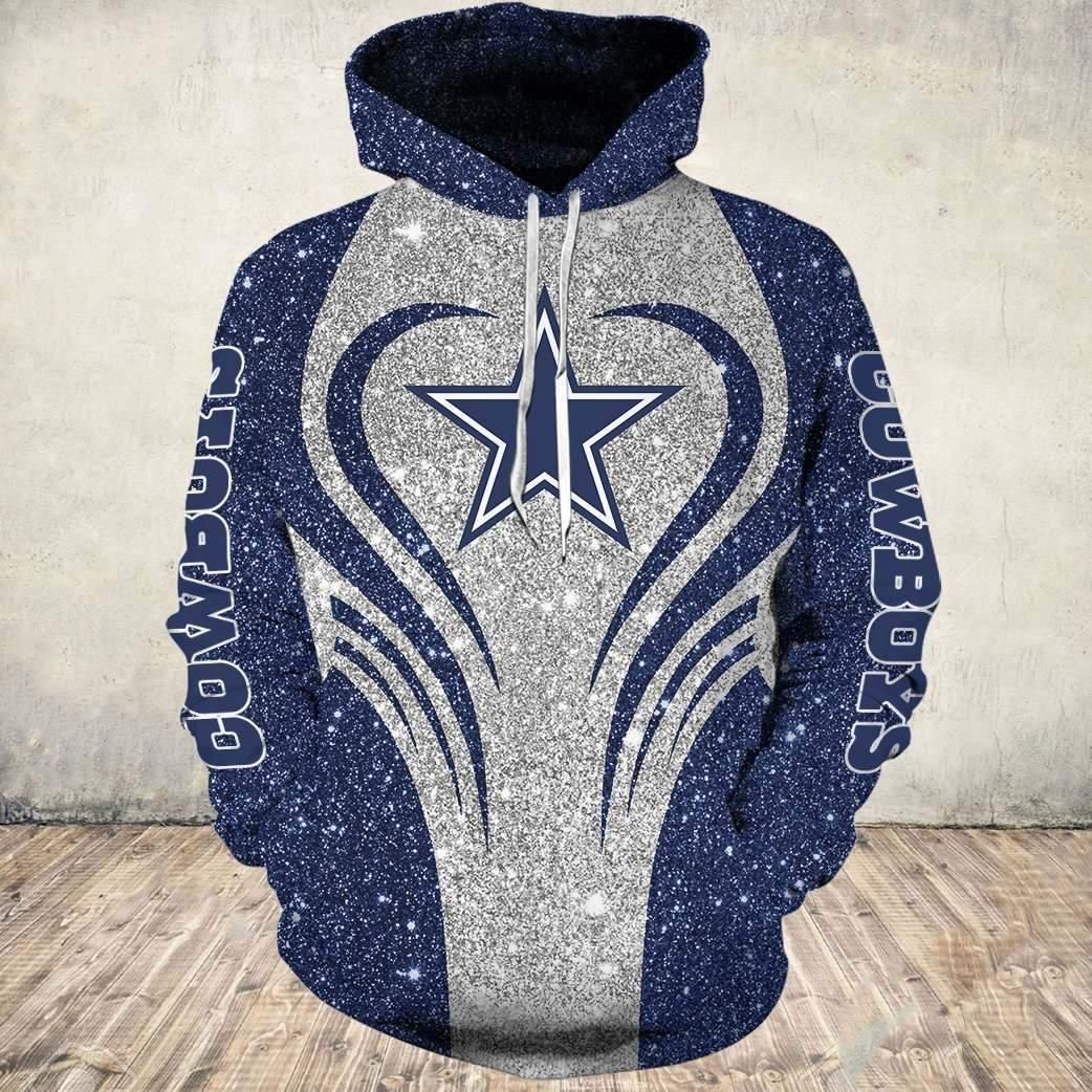 Dallas Cowboys Legging And Hoodie 3D Zipper Hoodie Limited Edition Ds0 08224