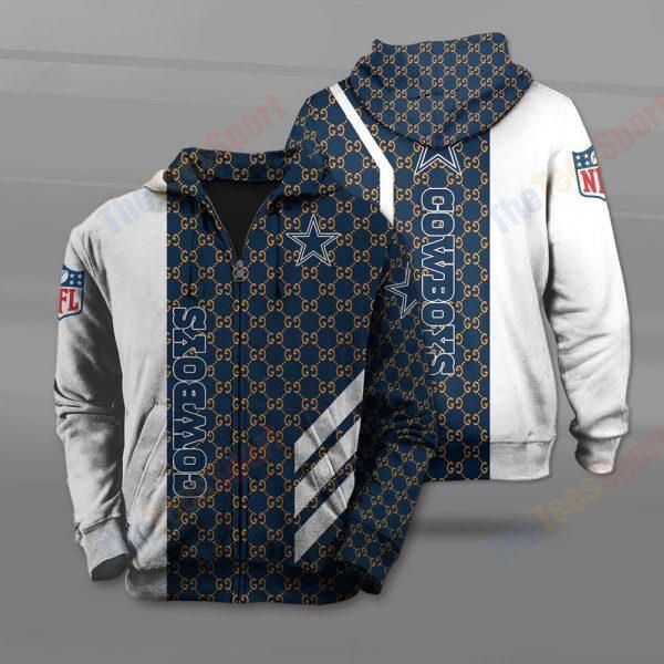 Dallas Cowboys Zipper Hoodie 3D Zipper Hoodie Zipper Hoodie 3D Zipper Hoodie For Cowboys Fans Ds0 05841