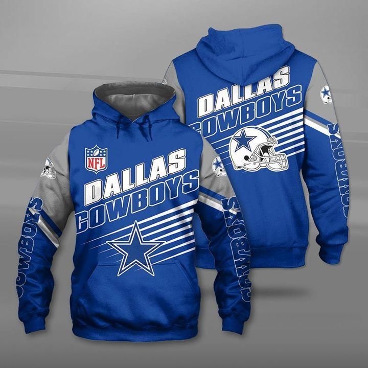 Dallas Cowboys Hoodie 3D Zipper Hoodie For Men For Women All Over Printed Hoodie 3D Zipper Hoodie V3300