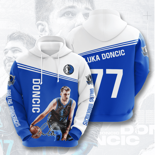 Luka Doncic Dallas Mavericks Men And Women 3D Full Printing Hoodie 3D Zipper Hoodie Dallas Mavericks 3D Full Printing Shirt