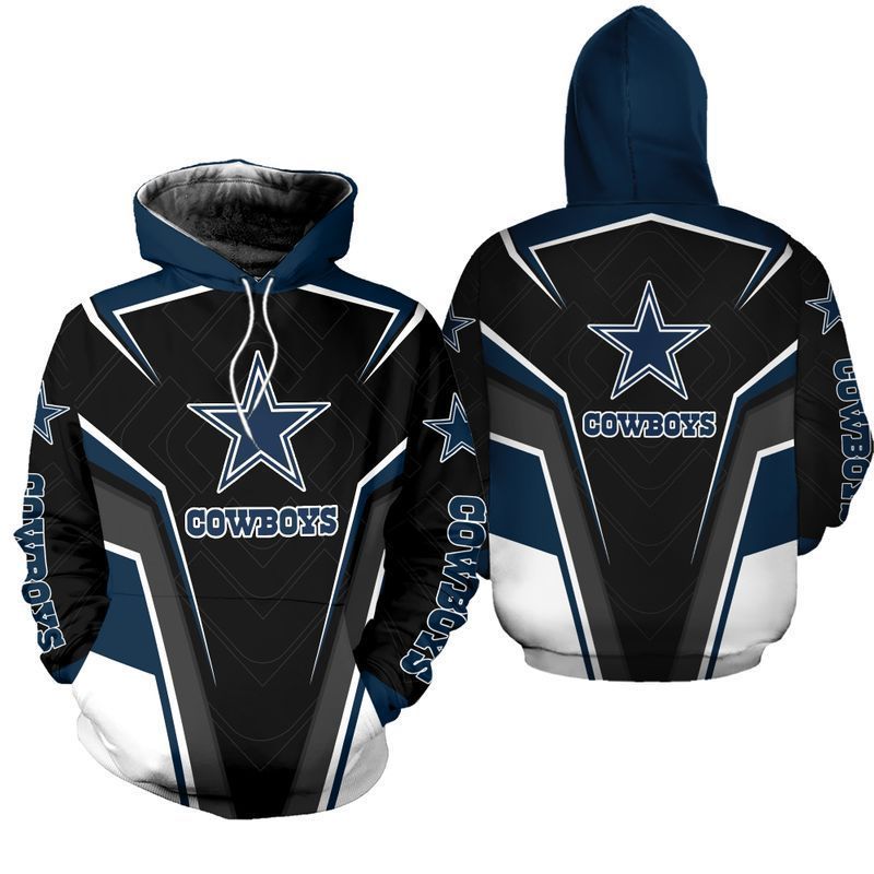 Dallas Cowboys Joggers Pull Over Hoodie 3D Zipper Hoodie For Men And Women Zipper Hoodie Tnt 00239