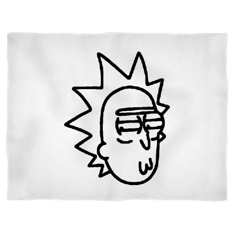 Rick Sanchez Rick And Morty Justin Roiland Mr Poopy Butthole Drunk Drool Pocket Blanket