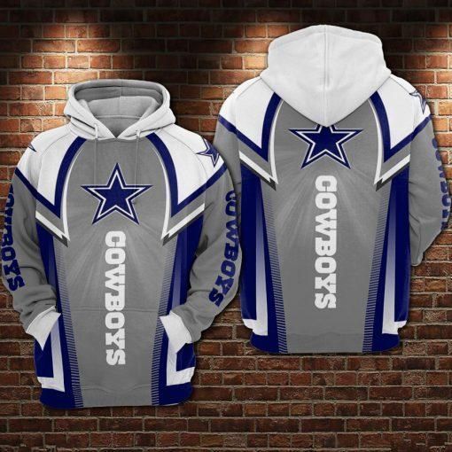 Dallas Cowboys 3D Pull Over Hoodie 3D Zipper Hoodie For Men And Women Zipper Hoodie 13 Ds0 06101