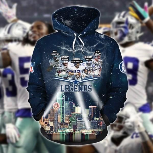 Dallas Cowboys 3D Pull Over Hoodie 3D Zipper Hoodie For Men And Women Zipper Hoodie 3743 Ds0 06100