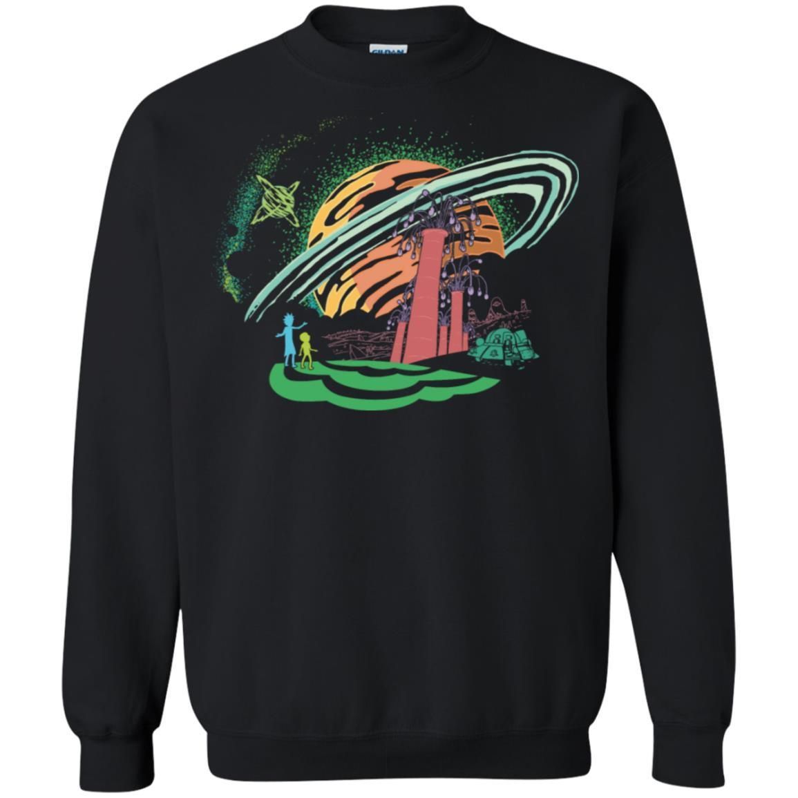 Rick And Morty Dimension Unisex Crewneck Pullover Sweatshirt