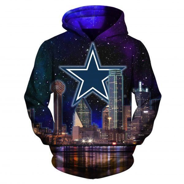 Dallas Cowboys Hoodie 3D Zipper Hoodie Full All Over Printhoodie Apparel 8 Ds0 05908