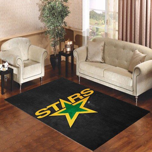 Dallas Stars 3 Living Room Carpet Rugs Area Rug Living Room Rug Home Decor