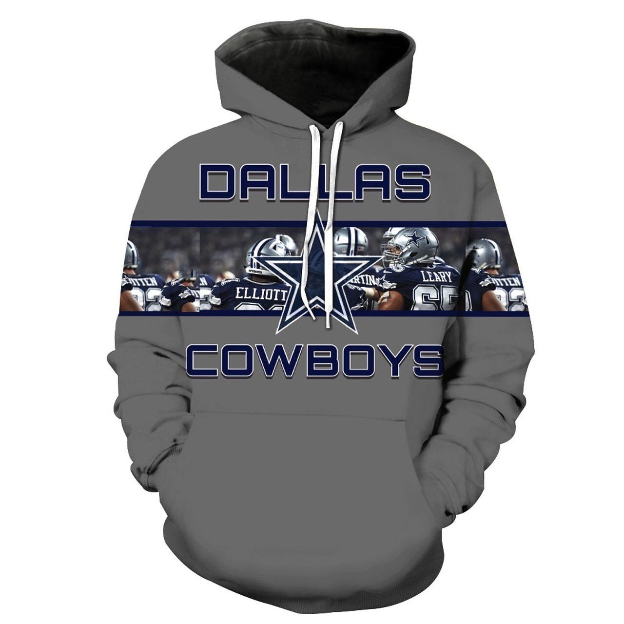 Dallas Cowboys Men And Women 3D Full Printing Hoodie Zip Hoodie Dallas Cowboys 3D Full Printinghoodie Zip 3D V23302