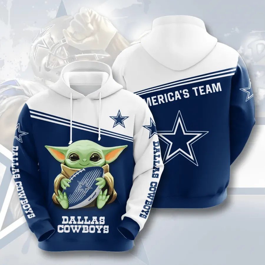 Dallas Cowboys 3D Hoodie 3D Zip Hoodie Custom For Men For Women All Over Printed Hoodie 3D Zip Hoodie Custom V23129