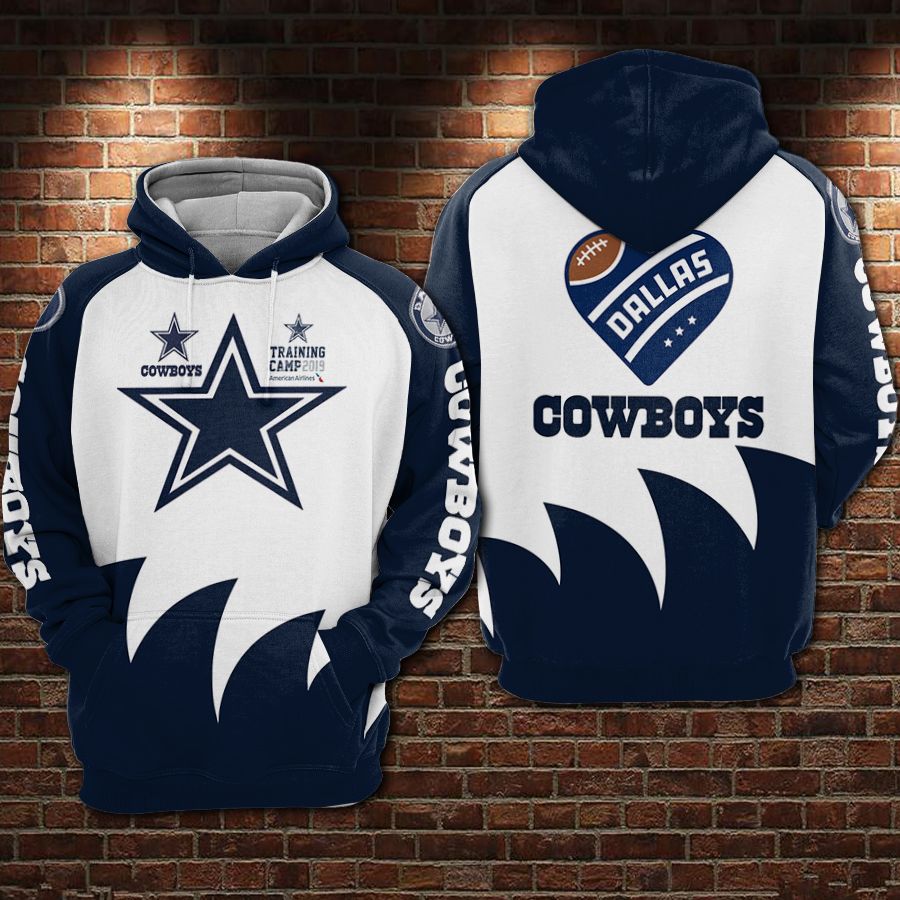 Dallas Cowboys 3D Hoodie 3D Zip Hoodie Custom For Men For Women All Over Printed Hoodie 3D Zip Hoodie Custom V7182