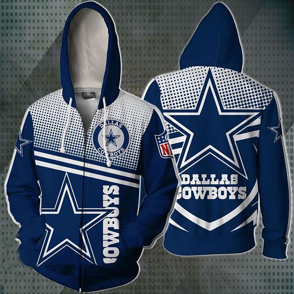 Dallas Cowboys Men And Women Hoodie 3Ddallas Cowboys Hoodie 3Dshirt Official Dallas Cowboyshoodie Zip 3D For Fans 2020 V7550