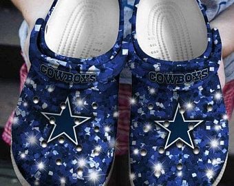 Dallas Cowboy Crocs Crocband Clog Clog Comfortable For Mens And Womens Classic Clog Water Shoes Comfortable