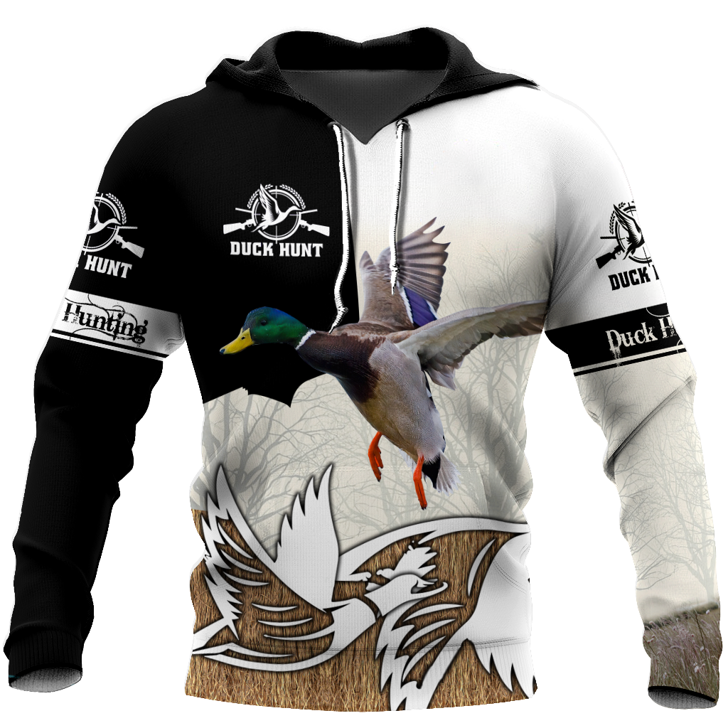 Duck Hunting Hoodies 3D Father Gifts For Old Men – Outside Sport Duck Hunt Shirt Funny