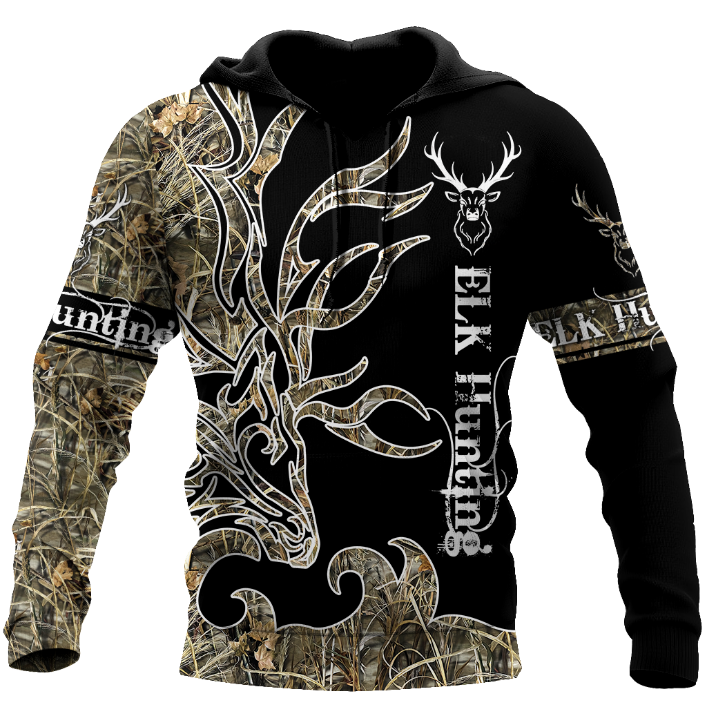 Camo Hoodies Deer Hunting Gifts For Fathers – Grandpa Dad Deer Hunter Full 3D Shirt Gifts For Men