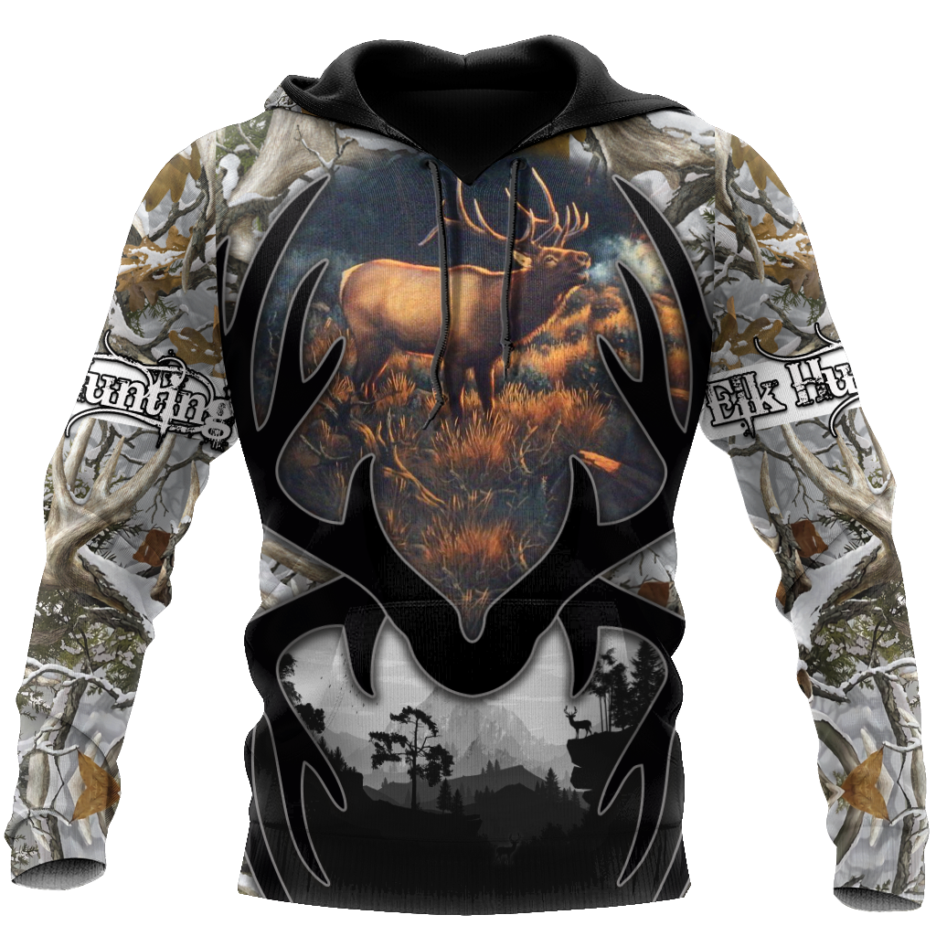 ELK Deer Hunting Hoodies 3D Gifts Papa – Grandpa Pop-pop Deer Hunter Hoodies Shirt Gifts For Men