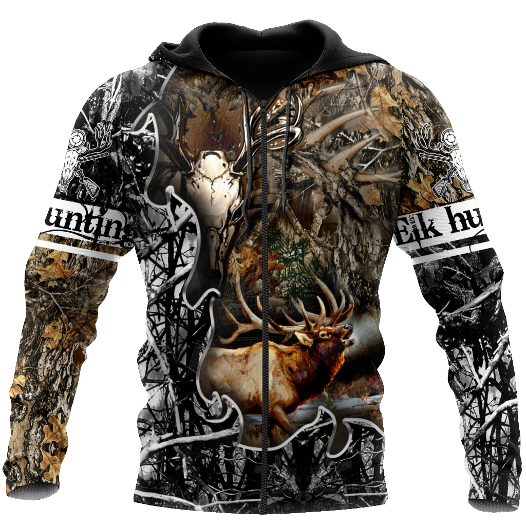 Deer Hunting Hoodies 3D Father Gifts – Grandpa Dad Deer Hunter Vintage 3D Gifts For Men A32