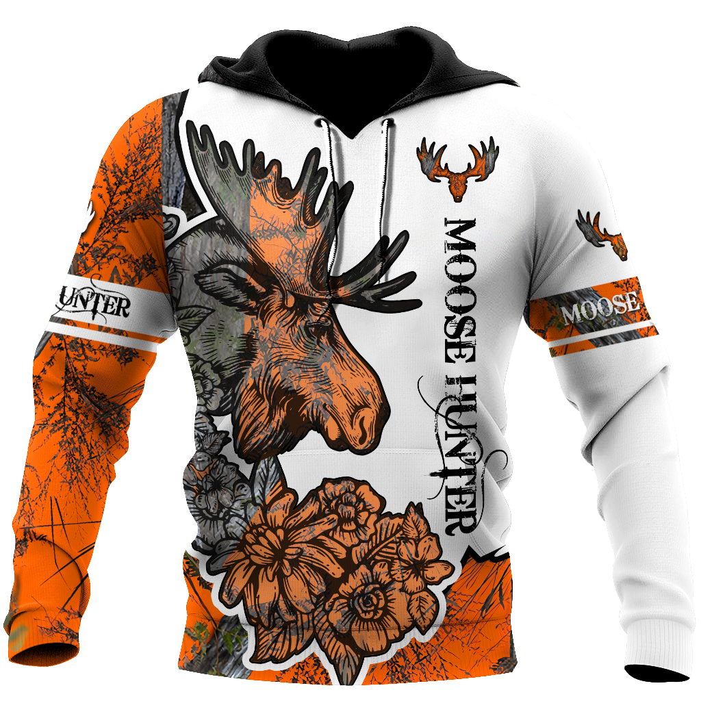 Deer Hunting Women Hoodies 3D Mothers Day Gifts – Grandma Nana Deer Hunter Flower Birthday Gifts A16