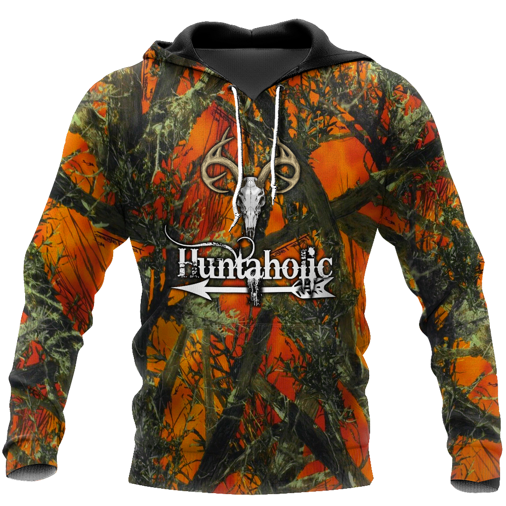 Deer Hunting Hoodies 3D Father Gifts – Grandpa Dad Deer Hunter Vintage 3D Gifts For Men A17