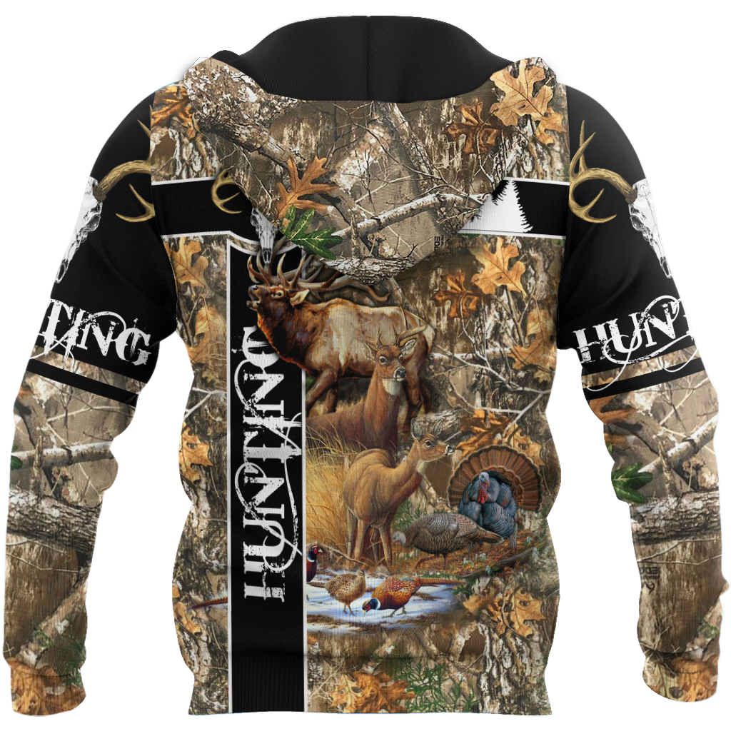 Deer Hunter Faith Jesus Cross Hoodies 3D Father Gifts – Spring Camping ELK Hunting Gifts For Men Women A10