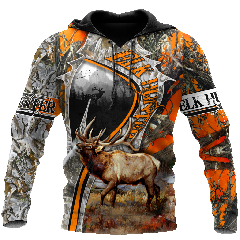 ELK Hunted Deer Hunter Hoodies 3D Cool Birthday Gifts – Deer Hunting Gifts for Men Women A7